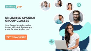 Learn spanish language in group